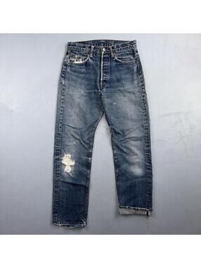 Levis 501 Big E Vintage 60s Redline Selvedge USA XX 1960s Jeans 66 Act 28x28